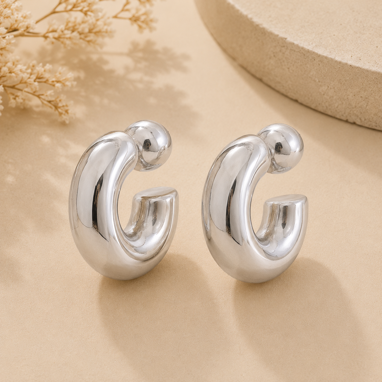 Portofino Silver Earrings