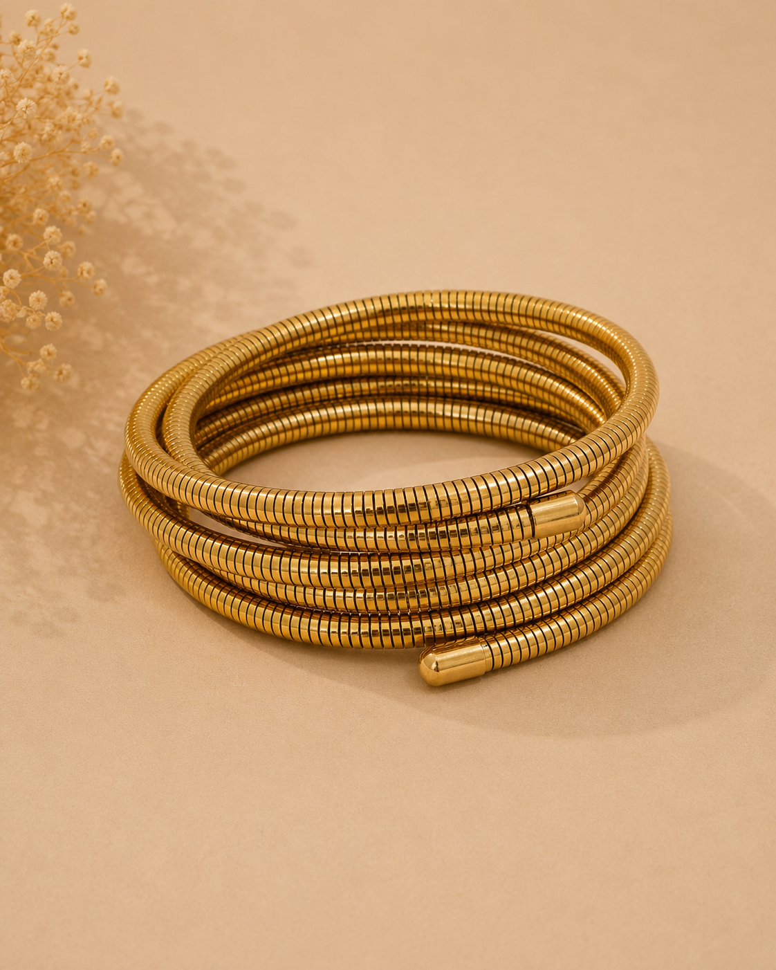 Nautilo Gold Bangle